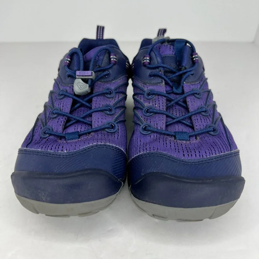 Keen Boys CD-C 011119 Blue Purple Lace Up Round Toe Low Size 5Y Athletic Shoes